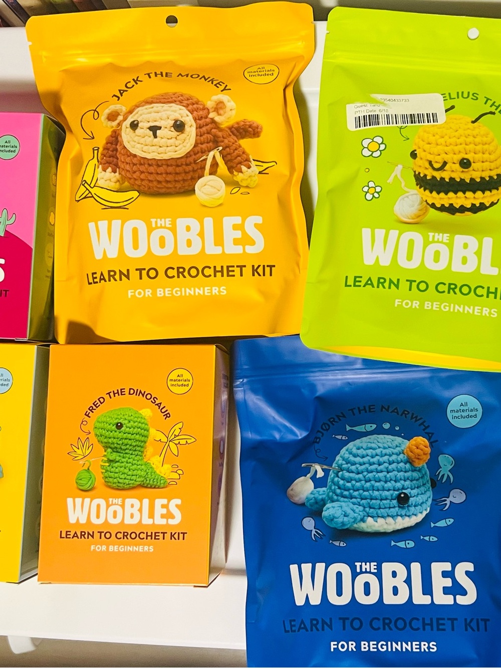 Woobles Learn to Crochet Set of 6